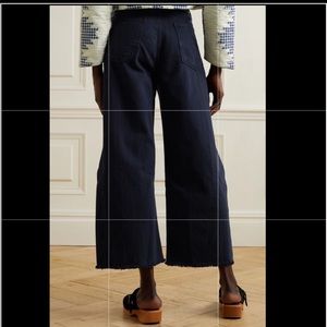 B Sides Lasso High Rise Wide Leg Jeans, dark blue denim